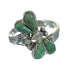 Genuine Sterling Silver Turquoise Inlay Dragonfly Ring Size 6-1/4 RX88147